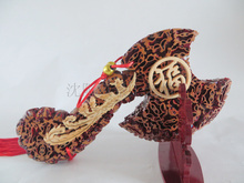 长白山核桃五福平安车挂 传统工艺与现代审美的完美融合